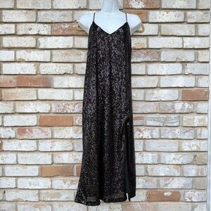 Banana Republic Black Sequin Dress